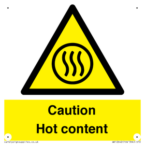 Caution Hot content
